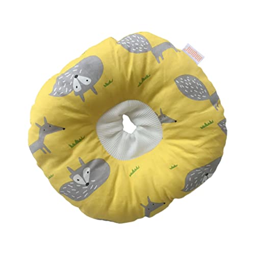 PERSELOSO Elisabeth Kreis Und Schild Haustiere Kragen Name LED Elizabethan Collar Pet Collar Anti-bite Collar langlebige Haustierhalsbänder Halsband für Welpen PP Baumwolle Yellow von PERSELOSO