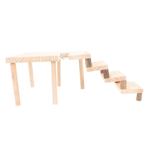 PERSELOSO Holz Chinchilla Spielzeug Für Haustiere Hamster Plattform Zubehör Filigranes Spielzeug Für Käfig Interessante Dekoration Stressabbau Für Kleintiere PERSELOSO Holz Chinchilla Spielzeug Für Haustiere Hamster Plattform Zubehör Filigranes Spielzeug Für Käfig Interessante Dekoration Stressabbau Für Kleintiere von PERSELOSO