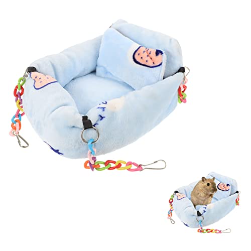 PERSELOSO Hamster Hängematte aus Hochwertigem Material Schlafhängematte für Hamster als Käfigzubehör Sicher und Langlebig für Erholsame Ruhezeiten und Spielspaß PERSELOSO Hamster Hängematte aus Hochwertigem Material Schlafhängematte für Hamster als Käfigzubehör Sicher und Langlebig für Erholsame Ruhezeiten und Spielspaß von PERSELOSO