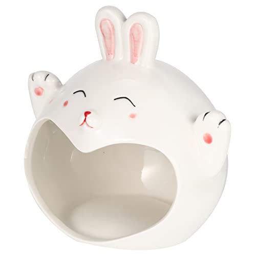 PERSELOSO Hamster Kühlhaus Keramikbett für Kleine Haustiere Sicheres und Langlebiges Verstecknest für Meerschweinchen und Hamster Schlaf und Spielhaus Cartoon Design PERSELOSO Hamster Kühlhaus Keramikbett für Kleine Haustiere Sicheres und Langlebiges Verstecknest für Meerschweinchen und Hamster Schlaf und Spielhaus Cartoon Design von PERSELOSO