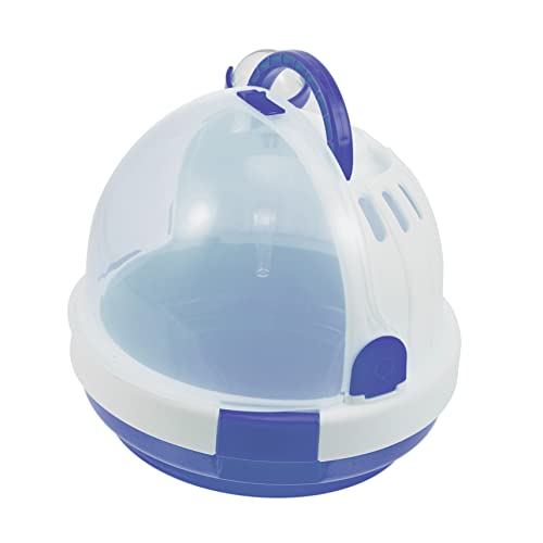 PERSELOSO Hamsterkäfig Transportkäfig für Vögel Nagetierkäfig Versteck Hasenrucksack Käfige Hamster käfig Hamster cage Kleintiertransportbox Hamster Tragetasche Hamster -Tragetasche pp Blue von PERSELOSO