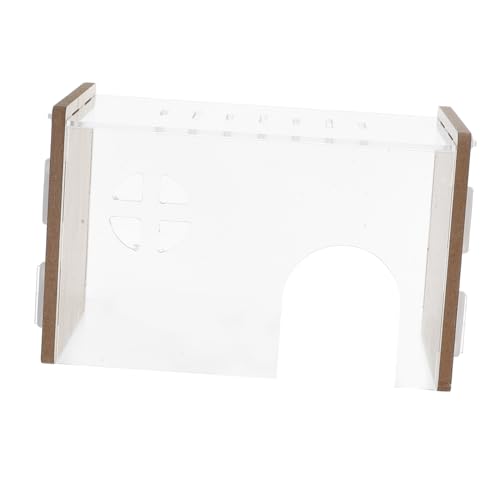 PERSELOSO Hamsternest Dekoration Versteck Hamster Versteck Unterschlupf Hamster Unterschlupf Chinchilla Hütte Hamster Versteck Hamster Zubehör Kleintierversteck Transparent Acryl PERSELOSO Hamsternest Dekoration Versteck Hamster Versteck Unterschlupf Hamster Unterschlupf Chinchilla Hütte Hamster Versteck Hamster Zubehör Kleintierversteck Transparent Acryl von PERSELOSO
