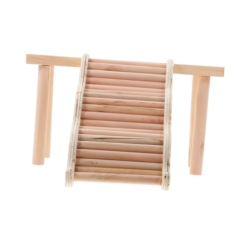 PERSELOSO Hamsterplattform Hamsterkäfig Hamsterspielzeug Holz Hamsterbedarf Meerschweinchenspielzeug Hamsterleiterspielzeug Hamster Hamsterkletterleiter Kleintierspielzeug Für von PERSELOSO