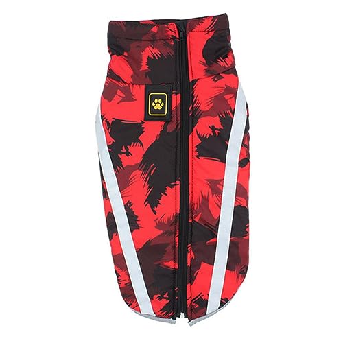 PERSELOSO Haustier Hundekleidung Reflektierend Warmes Outfit für Wasserdichtes Haustierzubehör für Kalte mit Graffiti PERSELOSO Haustier Hundekleidung Reflektierend Warmes Outfit für Wasserdichtes Haustierzubehör für Kalte mit Graffiti von PERSELOSO