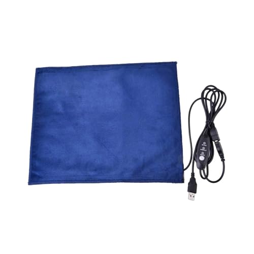 PERSELOSO Haustier USB Heizmatte Konstante Temperatur Heizkissen Blau Für Hunde Und Katzen Als Unterlage Im Und Nest Sowie Sofa von PERSELOSO