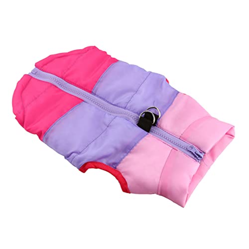 PERSELOSO Haustierbedarf Fallen gepolstert Kleidung kalt Abdeckung Hunde Kostüm hundewintermantel hundepullover Dog Sweater hundeschutzweste hundeweste warm Warmer Haustiermantel Violett PERSELOSO Haustierbedarf Fallen gepolstert Kleidung kalt Abdeckung Hunde Kostüm hundewintermantel hundepullover Dog Sweater hundeschutzweste hundeweste warm Warmer Haustiermantel Violett von PERSELOSO