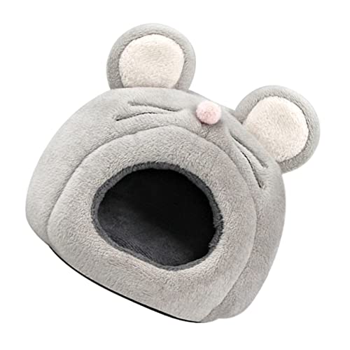 PERSELOSO Gemütliche Hamsterhöhle Plüsch Rattenhaus Bett Für Mäuse Meerschweinchen Chinchilla Entzückender Cartoon-Stil PERSELOSO Gemütliche Hamsterhöhle Plüsch Rattenhaus Bett Für Mäuse Meerschweinchen Chinchilla Entzückender Cartoon-Stil von PERSELOSO