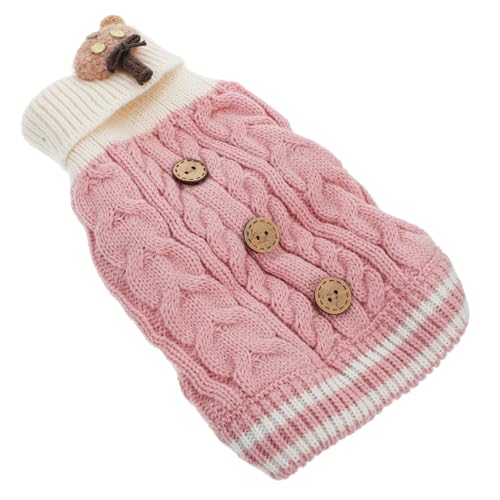 PERSELOSO Haustierpullover Warmhaltend mit Zopfmusterknöpfen Kuscheliger Hundepullover für Kleine Katzen und Hunde Weicher Strickpullover Xs für Party Cosplay Kostüm und Foto Requisite PERSELOSO Haustierpullover Warmhaltend mit Zopfmusterknöpfen Kuscheliger Hundepullover für Kleine Katzen und Hunde Weicher Strickpullover Xs für Party Cosplay Kostüm und Foto Requisite von PERSELOSO