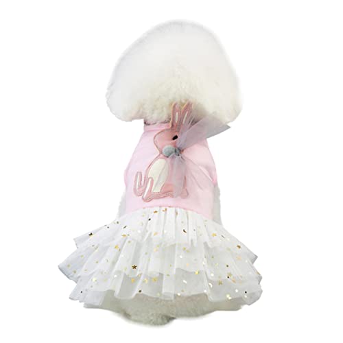 PERSELOSO Haustierspitzenrock Kleidung für Haustiere Kleid für Hund kleines hundekleid Outfit für Hundezubehör Welpe Haustier Hund Hündchenkleidung süße Haustierkleidung Rosa PERSELOSO Haustierspitzenrock Kleidung für Haustiere Kleid für Hund kleines hundekleid Outfit für Hundezubehör Welpe Haustier Hund Hündchenkleidung süße Haustierkleidung Rosa von PERSELOSO