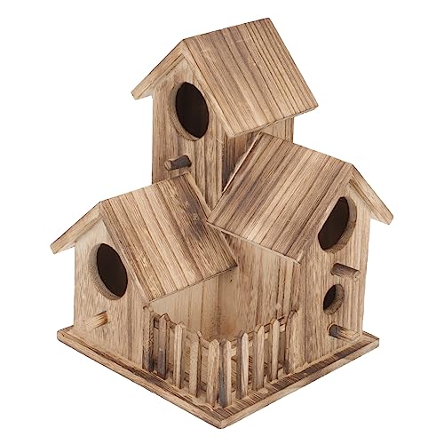 PERSELOSO Holz Vogelhaus für Garten Kreatives Nisthaus für Papageien Sittiche und DIY Bemalung Langlebig Reinigen für Innen und Außenbereich PERSELOSO Holz Vogelhaus für Garten Kreatives Nisthaus für Papageien Sittiche und DIY Bemalung Langlebig Reinigen für Innen und Außenbereich von PERSELOSO