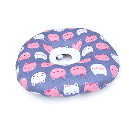 PERSELOSO Hundehalsbandanhänger Rassen Für Katzen Namen Farben Haustier Katzenhalsbänder Schnellverschluss Katzenzubehör Kätzchenhalsband Weiches Katzenhalsband Donut von PERSELOSO