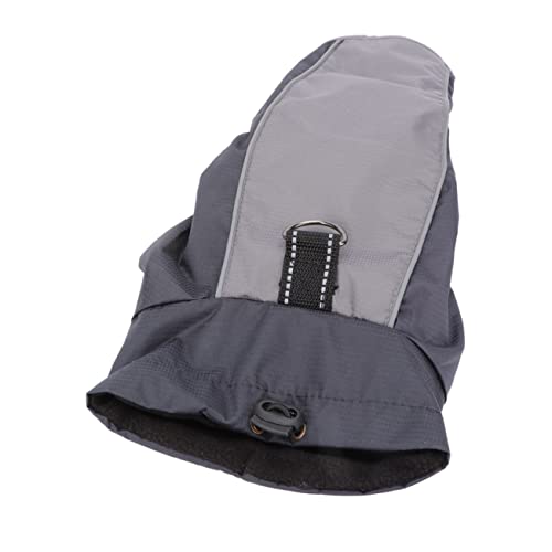 PERSELOSO Hundejacke Hundebekleidung für große Hunde im Freien wasserdicht Haustiere Dackel warme Hundemäntel Hund Warmer Mantel großer Hunderegenmantel Hunde-Outfit Black PERSELOSO Hundejacke Hundebekleidung für große Hunde im Freien wasserdicht Haustiere Dackel warme Hundemäntel Hund Warmer Mantel großer Hunderegenmantel Hunde-Outfit Black von PERSELOSO
