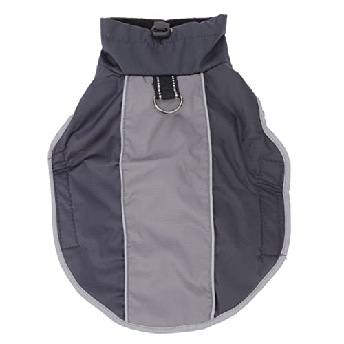 PERSELOSO Wasserdichter Hundemantel Für Winter Warmes Atmungsaktives Hundejacket Für Kleine Hunde s Schwarz Mit Reflektierenden Streifen Für Sicheres Nachtwandern von PERSELOSO