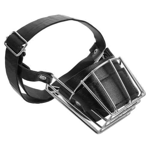 PERSELOSO Hundekäfig aus Edelstahl hundebedarf Verstellbarer Hundemaulkorb Einstellbarer Hundemaulkorb Bequemer Hundemaulkorb Maulkorb für Haustier Maulkorb für draußen Hundemaske Black PERSELOSO Hundekäfig aus Edelstahl hundebedarf Verstellbarer Hundemaulkorb Einstellbarer Hundemaulkorb Bequemer Hundemaulkorb Maulkorb für Haustier Maulkorb für draußen Hundemaske Black von PERSELOSO