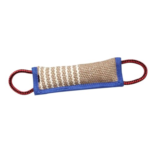 PERSELOSO Hundetraining Beißstab Kauer Hundeschlepper-Kissenspielzeug groß beißen Interactive Dog Toys pet Supplies Hundetraining Beißspielzeug Hunde-Schlepperkissen- Jute von PERSELOSO
