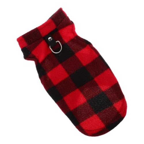 PERSELOSO Hundeweste für Winter Stylische Ärmellose Hundekleidung aus Fleece für Kleine und Mittelgroße Hunde XL Bequem und Warm für Outdoor Aktivitäten Trendige Hundeveste mit Feiner von PERSELOSO