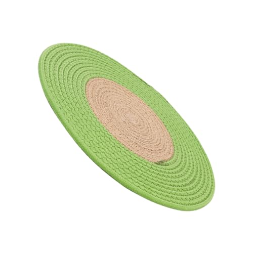 PERSELOSO Katzenbedarf Pads Reiben Unterlage Klaue Krallen Körperpflege Kratzbaum Wärmematte Für Katzen Schlafen Stoff Katzenkratzer Drinnen Kratzen Pfoten Bräutigam Green von PERSELOSO