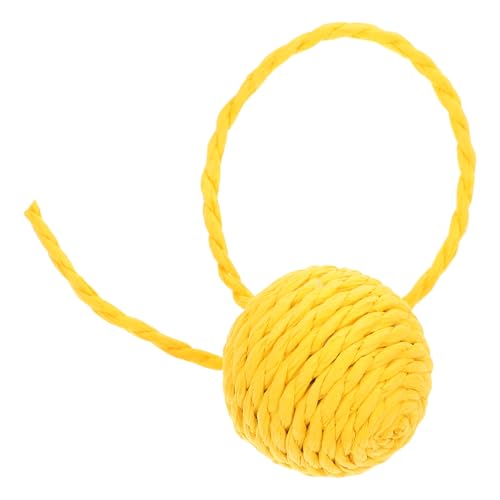 PERSELOSO Katzenspielzeugkugeln mit Glocken Austauschbare Sisal Seil Bälle für Interaktives Kratzen und Kauen Geeignet für Innenkatzen Unterhaltsame Accessoires Sanftem PERSELOSO Katzenspielzeugkugeln mit Glocken Austauschbare Sisal Seil Bälle für Interaktives Kratzen und Kauen Geeignet für Innenkatzen Unterhaltsame Accessoires Sanftem von PERSELOSO