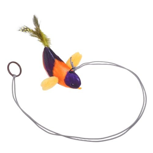 PERSELOSO Katzenvogelspielzeug Katzenspielzeug Zwitschervogel Für Katzen Kätzchenspielzeug Katzenfliegenvogelspielzeug Katzenneckvogel Katzenfliegenspielzeug Katzenminze Polyester von PERSELOSO
