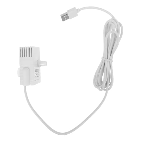 PERSELOSO Katzenwasserbrunnen Pumpe USB Betriebene Geräuschlose Wasserpumpe für Haustiere für Trinkbrunnen Kompakt und Leicht für Aquarien und Tischbrunnen von PERSELOSO