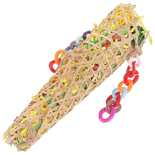 PERSELOSO Papageien Kauspielzeug Aus Rattan Und Bunte Vogelspielzeuge Für Käfige Sicher Und Langlebig Für Sittiche Und Papageien Dekorativ Und Unterhaltsam Für Vögel PERSELOSO Papageien Kauspielzeug Aus Rattan Und Bunte Vogelspielzeuge Für Käfige Sicher Und Langlebig Für Sittiche Und Papageien Dekorativ Und Unterhaltsam Für Vögel von PERSELOSO