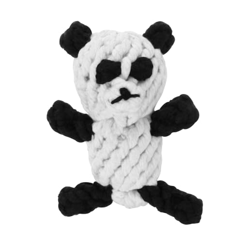 PERSELOSO Kauspielzeug für Haustiere aus Baumwollseil Panda Design Zahnreinigend Langlebig für Hunde und Katzen Zerstörungsverhalten und Sorgt für Spielspaß PERSELOSO Kauspielzeug für Haustiere aus Baumwollseil Panda Design Zahnreinigend Langlebig für Hunde und Katzen Zerstörungsverhalten und Sorgt für Spielspaß von PERSELOSO