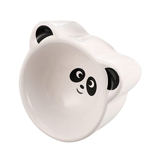 PERSELOSO Hamster Futterstation Keramikschüssel Für Kleine Haustiere Rutschfester Futternapf Mit Cartoon-Design Für Nagetiere Meerschweinchen Und Andere Kleintiere von PERSELOSO