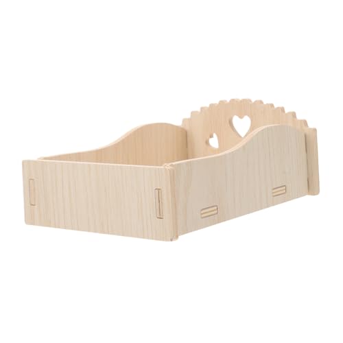 PERSELOSO Kleines Haustierbett aus Naturholz für Zwerghamster und Vielseitig als Schlaf und Spielplatz für Meerschweinchen und Chinchillas Aufzubauen und Langlebig PERSELOSO Kleines Haustierbett aus Naturholz für Zwerghamster und Vielseitig als Schlaf und Spielplatz für Meerschweinchen und Chinchillas Aufzubauen und Langlebig von PERSELOSO