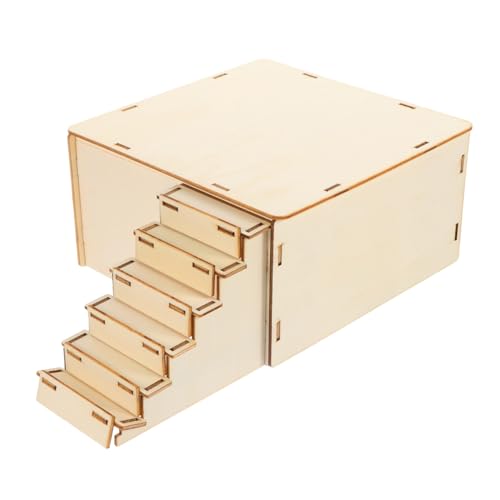 PERSELOSO Kleines für Kleintiere Hamster und Meerschweinchenversteck aus Hochwertigem Holz Schlafen und Wärmeisolierend und Zahnfreundlich von PERSELOSO