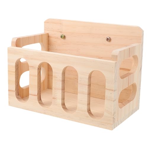 PERSELOSO Kleintier Heu Feeder aus Holz Hängend für Meerschweinchen Platzsparend Minimiert Heu Abfall zu Installieren zu Reinigen und Nachzufüllen PERSELOSO Kleintier Heu Feeder aus Holz Hängend für Meerschweinchen Platzsparend Minimiert Heu Abfall zu Installieren zu Reinigen und Nachzufüllen von PERSELOSO