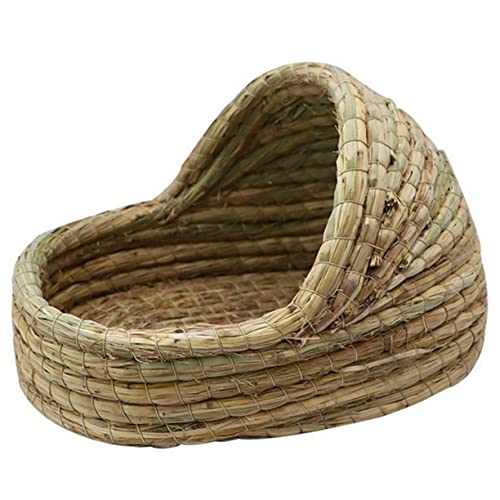 PERSELOSO Kleintier Nest aus Stroh Handgewebtes Schlafnest für Hamster Meerschweinchen und Kaninchen Nachhaltiges Sicheres Spiel und Schlafversteck für Kleine Haustiere PERSELOSO Kleintier Nest aus Stroh Handgewebtes Schlafnest für Hamster Meerschweinchen und Kaninchen Nachhaltiges Sicheres Spiel und Schlafversteck für Kleine Haustiere von PERSELOSO