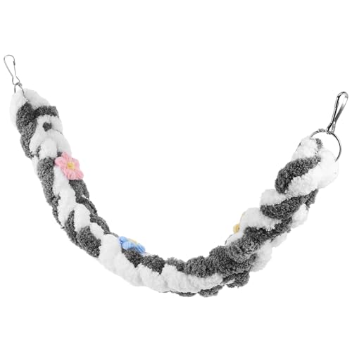 PERSELOSO Kletterseil für Kleintiere Handgemachtes Baumwollspielzeug für Hamster Ratten und Zuckergleiter Zubehör für Käfige Fördert Aktivität und Spielspaß PERSELOSO Kletterseil für Kleintiere Handgemachtes Baumwollspielzeug für Hamster Ratten und Zuckergleiter Zubehör für Käfige Fördert Aktivität und Spielspaß von PERSELOSO