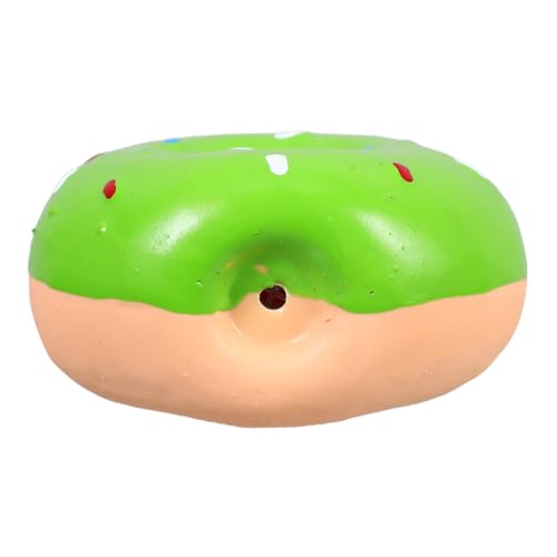 PERSELOSO Latex Quietschspielzeug für Hunde Donut Form Interaktives Kauspielzeug für Welpen Langlebig und Sicher für Spielspaß und Kauen Fördert Aktives von PERSELOSO