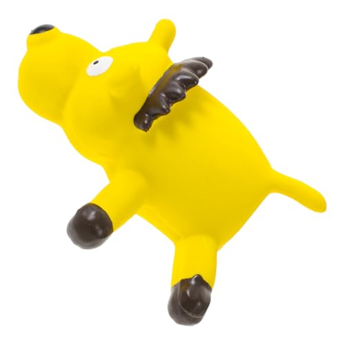 PERSELOSO Latexspielzeug Für Haustiere Hundeball Welpe Ratte Hunde Kauen Kauer Ausgestopft Zäh Kauspielzeug Für Hunde Untertasse Hundespielzeugball Quietschend Emulsion von PERSELOSO