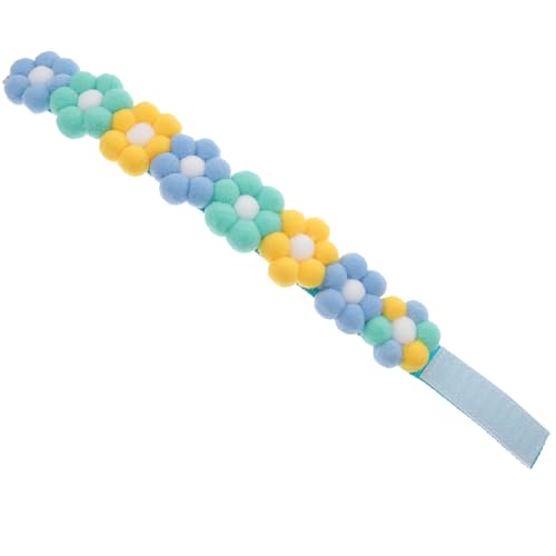 PERSELOSO Niedliches Verstellbares Hundehalsband mit Weicher Polyesterblume Modisches Haustier Accessoire für Kleine bis Große Hunde Geeignet für Alltag Feiertage und Partys Farben Xs von PERSELOSO