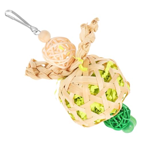 PERSELOSO Papageien aus Geflochtenem Material Buntes Hängespielzeug mit Zerfleddertem Papier für Nymphensittiche und Papageien Kauspielzeug für Vögel Aktivität und Beschäftigung im Käfig PERSELOSO Papageien aus Geflochtenem Material Buntes Hängespielzeug mit Zerfleddertem Papier für Nymphensittiche und Papageien Kauspielzeug für Vögel Aktivität und Beschäftigung im Käfig von PERSELOSO