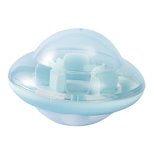 PERSELOSO Pet Slow Feeding UFO-förmiger Katzennapf Für Langsames Fressen Aus Sicherem Material Für Gesunde Ernährung Stilvollem Blau Für Katzen Und Kleine Haustiere von PERSELOSO