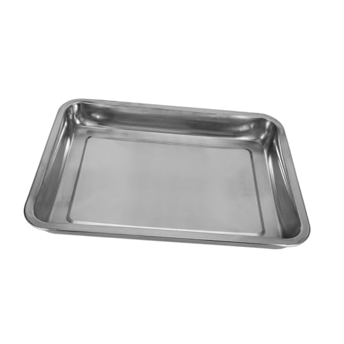 PERSELOSO Praktische Badewanne für Vögel Metall Dusche Schale für Käfige für Papageien und Tauben Langlebiges Zubehör Hygiene und Pflege von PERSELOSO