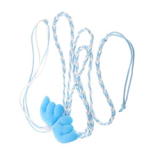 PERSELOSO Rattengeschirr Und Leine, Engelsflügel, Trainingsweste Für Kleintiere, Leine, Verstellbarer Zugseilgurt Für Eichhörnchen, Rennmäuse, Chinchillas, Ratten von PERSELOSO