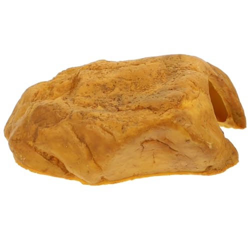 PERSELOSO Reptilienversteck aus Resin mit Sonnenplatz Höhle für Schildkröten und Eidechsen Kleines Leichtes Terrariumversteck für Reptilien als Sicherer Rückzugsort im Haustier Terrarium PERSELOSO Reptilienversteck aus Resin mit Sonnenplatz Höhle für Schildkröten und Eidechsen Kleines Leichtes Terrariumversteck für Reptilien als Sicherer Rückzugsort im Haustier Terrarium von PERSELOSO