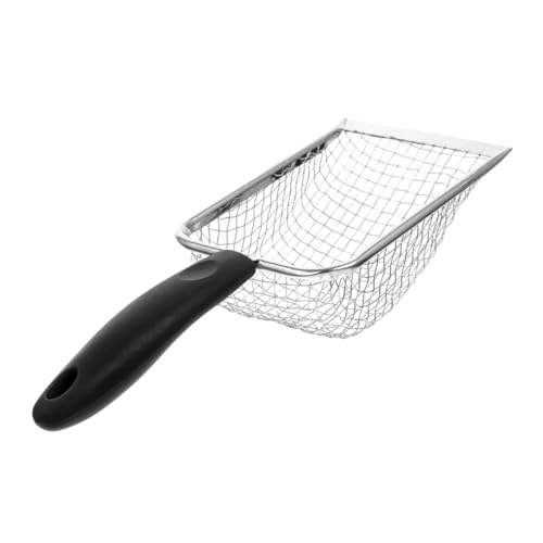 PERSELOSO Schaufel für Katzenstreu handhaben Kratzer Verklumpung Katzenminze Repellent cat Litter Shovel katzenstreu schippe Metallstreu Scoop Siebschaufel Wurfschaufel Rostfreier Stahl von PERSELOSO