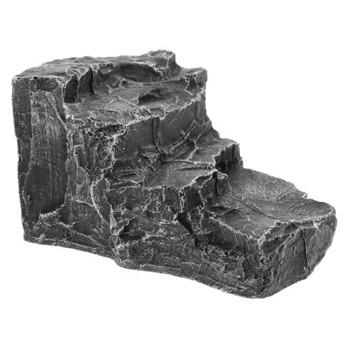 PERSELOSO Schildkröten Sonnenplattform aus Resin Kletterhilfe für Reptilien Terrarium Dekoration Sonnenbadeplatz für Aquarien und Terrarien und Stabile Struktur für Kleine Reptilien von PERSELOSO