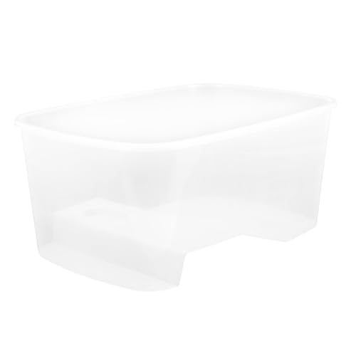 PERSELOSO Schildkrötenbecken Schildkrötenaquarium Schildkrötenlebensraum Schildkrötenkäfig Abs Transparent von PERSELOSO