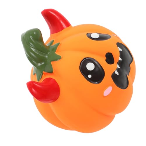 PERSELOSO Sound- Für Haustiere Hundebälle Quietschen Hundespielzeug Aus Latex Kleines Quietschspielzeug Für Hunde Kauspielzeug Für Welpen Beißspielzeug Für Hunde Orange Emulsion von PERSELOSO