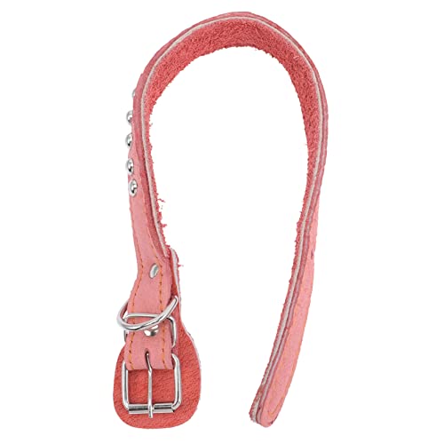 PERSELOSO Stylisches Hundehalsband aus Weichem Verstellbar Komfortabel und Atmungsaktiv für Welpen und Große Hunde Haustierhalsband mit Vintage Design Breit von PERSELOSO