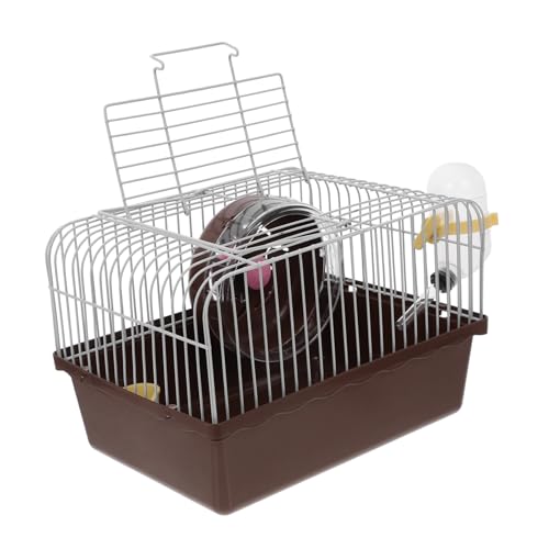 PERSELOSO Tragbarer Hamsterkäfig für Kleine Haustiere Handheld Transportbox für Hamster Chinchillas Wasserflaschenhalter Stilvolles Design für Reisen PERSELOSO Tragbarer Hamsterkäfig für Kleine Haustiere Handheld Transportbox für Hamster Chinchillas Wasserflaschenhalter Stilvolles Design für Reisen von PERSELOSO