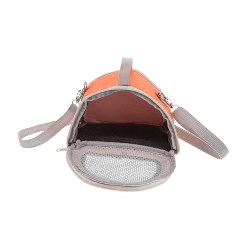 PERSELOSO Tragetasche für Hamster Tragbare Haustiertrage für Kleine Tiere Atmungsaktive Reisetasche für Hamster Eichhörnchen und Chinchillas für Outdoor Aktivitäten und Reisen von PERSELOSO