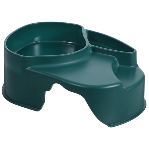 PERSELOSO Versteckhaus Für Reptilien Dekorative Reptilienschale Reptilienwasserschale Reptilien-wurmschale Reptilienfuttergericht Wassernapf Für Reptilien Dark Green von PERSELOSO