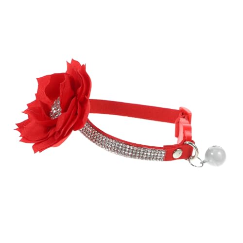 PERSELOSO Verstellbares Hundehalsband Komfortables Stilvolles Halsband für Kleine und Mittelgroße Hunde Atemberaubendes Design mit Glöckchen für Haustiere von PERSELOSO