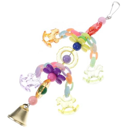 PERSELOSO Vogel hängendes Weiden Zubehör für Papageienkäfige Vogelkäfig Nymphensittich Futterspender Bird Toys papageienspielzeug Papagei Anhänger Papageienbissspielzeug von PERSELOSO